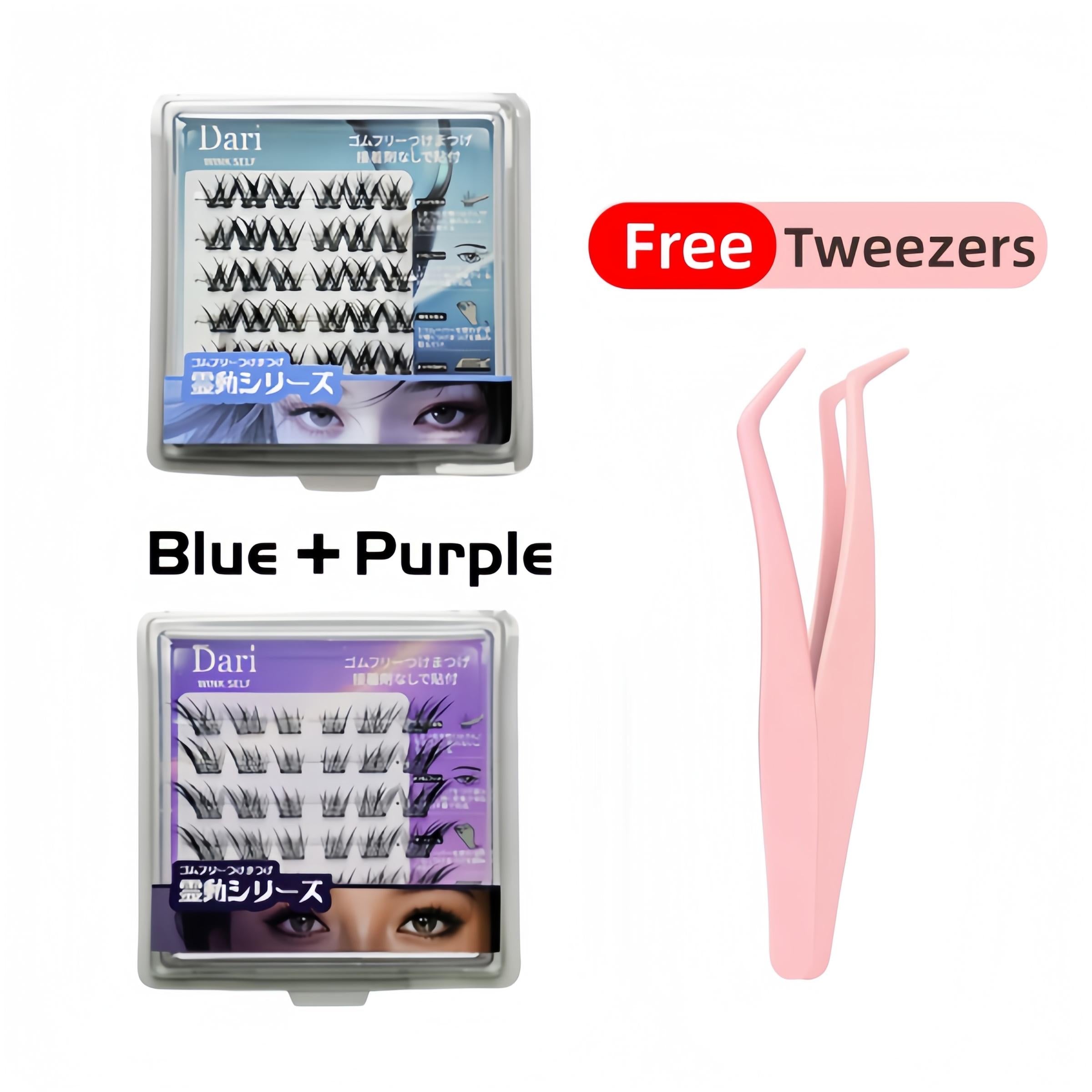 36 Cluster Dari Agile Series False Eyelashes Self-Adhesive New Upgraded Softer Lashes Glue-Free 10-12mm