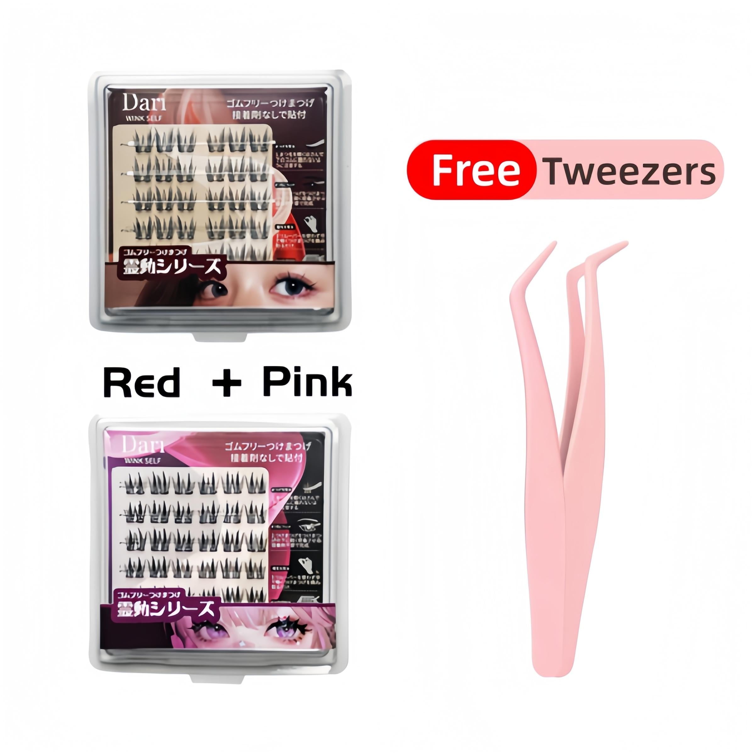 [Free Tweezer]36 Cluster Dari Agile Series False Eyelashes Self-Adhesive New Upgraded Softer Lashes Glue-Free 10-12mm