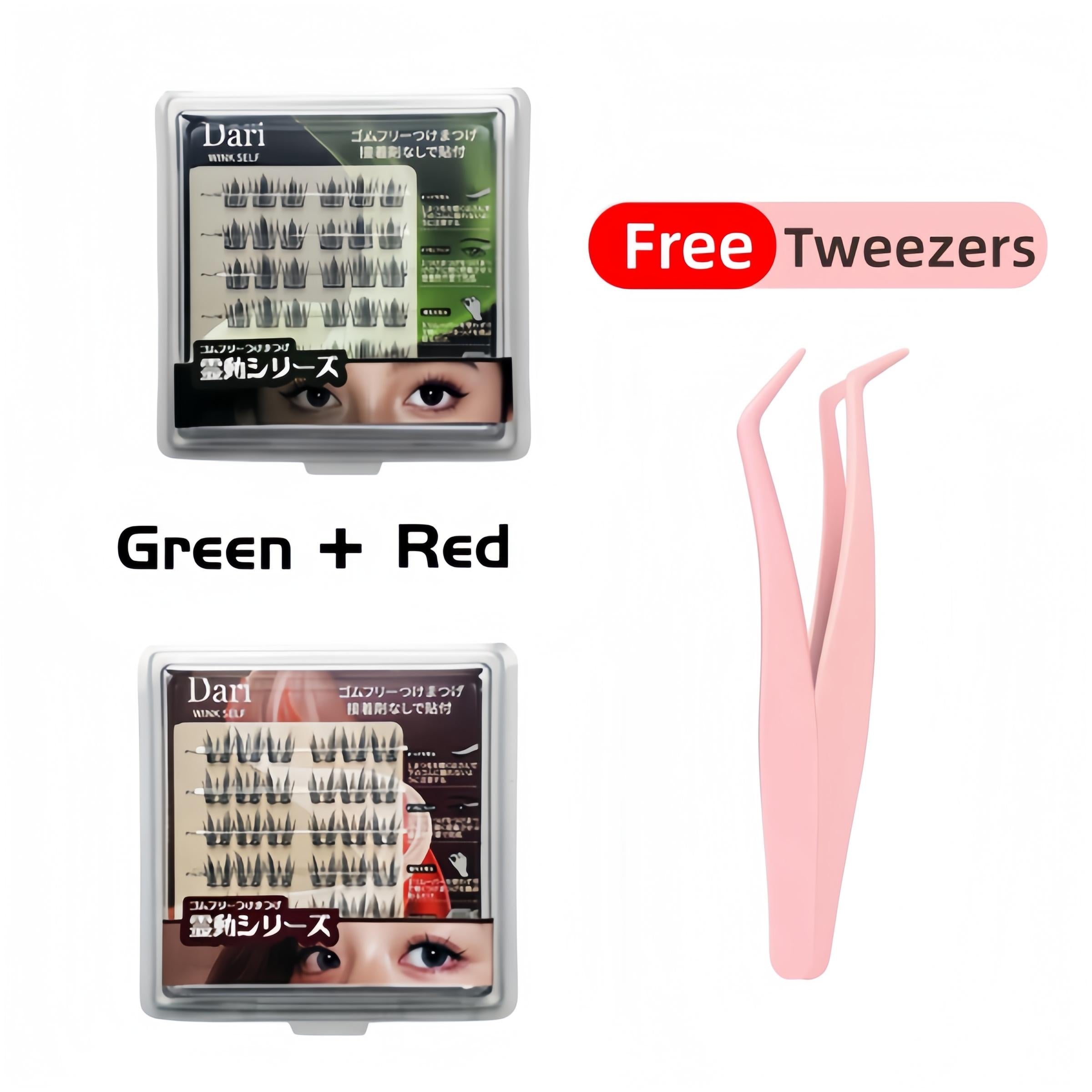 36 Cluster Dari Agile Series False Eyelashes Self-Adhesive New Upgraded Softer Lashes Glue-Free 10-12mm