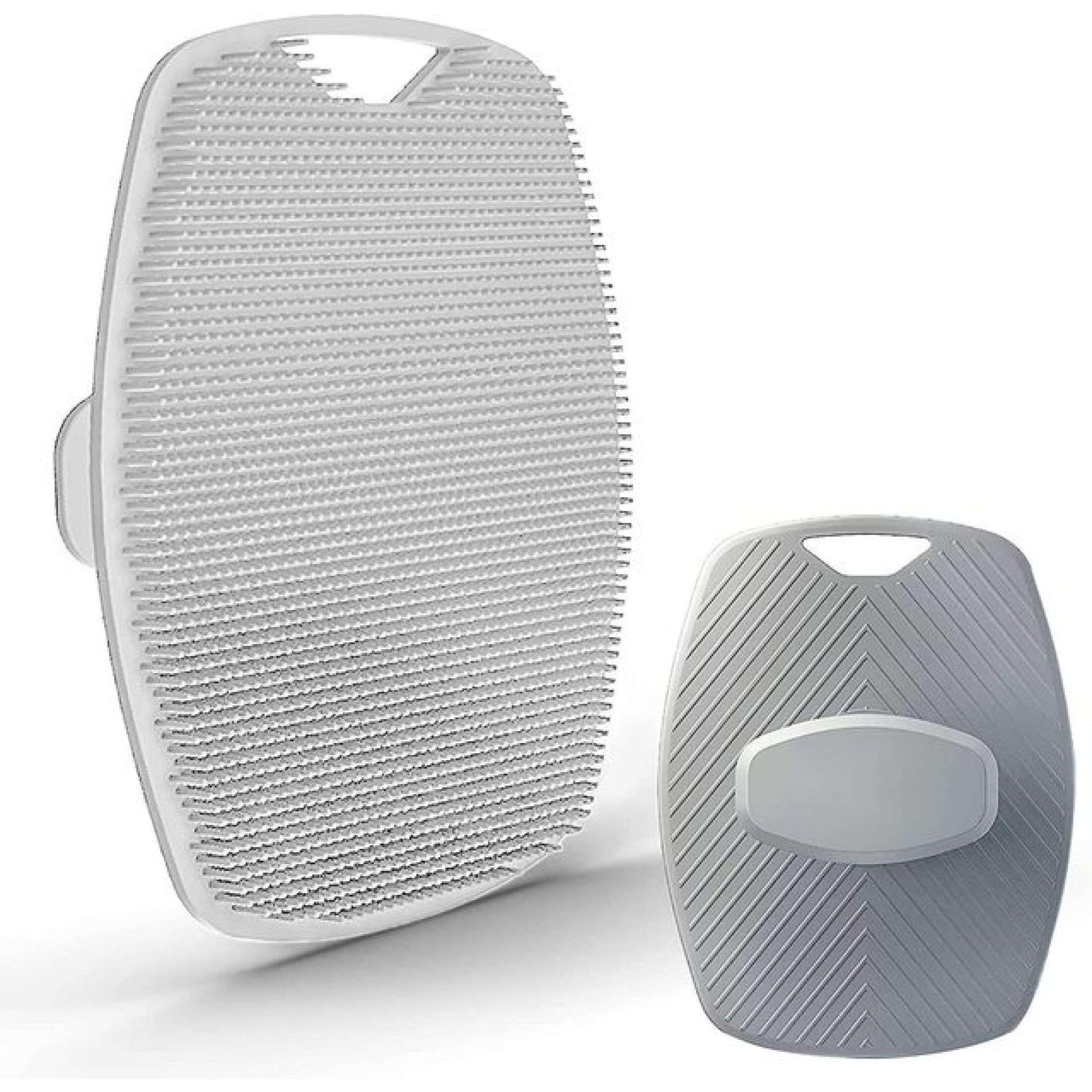 Silicone Body Scrubber with Ergonomic No-Slip Handle Cleaning and Massage Your Skin Easy To Hold and Hang