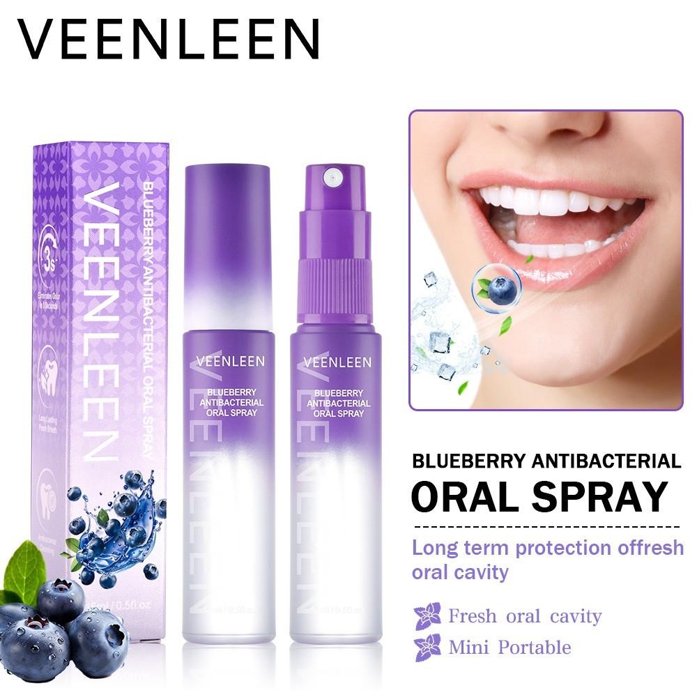 Buy 1 Take 1-Veenleen Blueberry Oral spray Mint Breath Refresher Eliminates Smoke