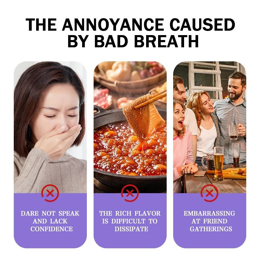 Buy 1 Take 1-Veenleen Blueberry Oral spray Mint Breath Refresher Eliminates Smoke