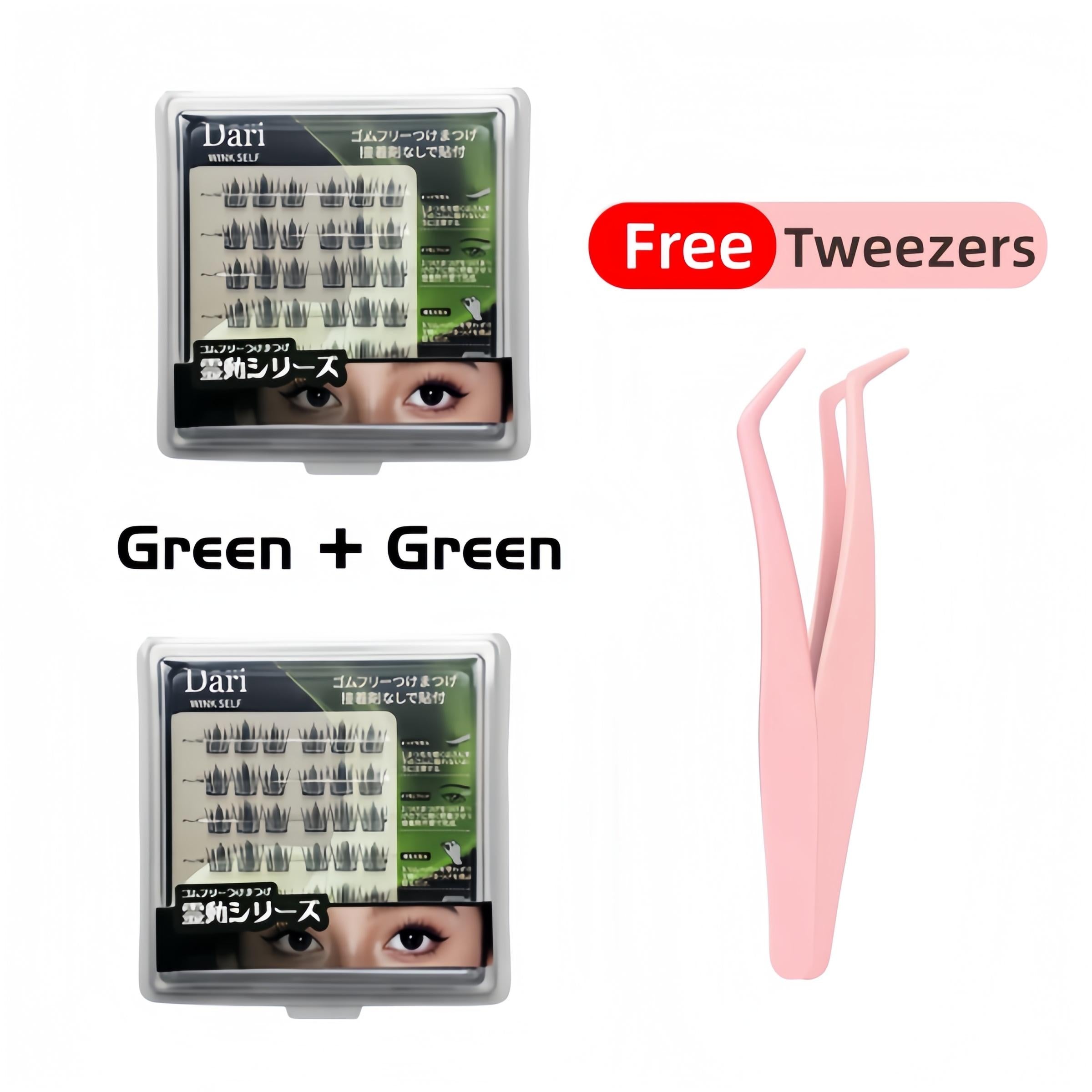 36 Cluster Dari Agile Series False Eyelashes Self-Adhesive New Upgraded Softer Lashes Glue-Free 10-12mm