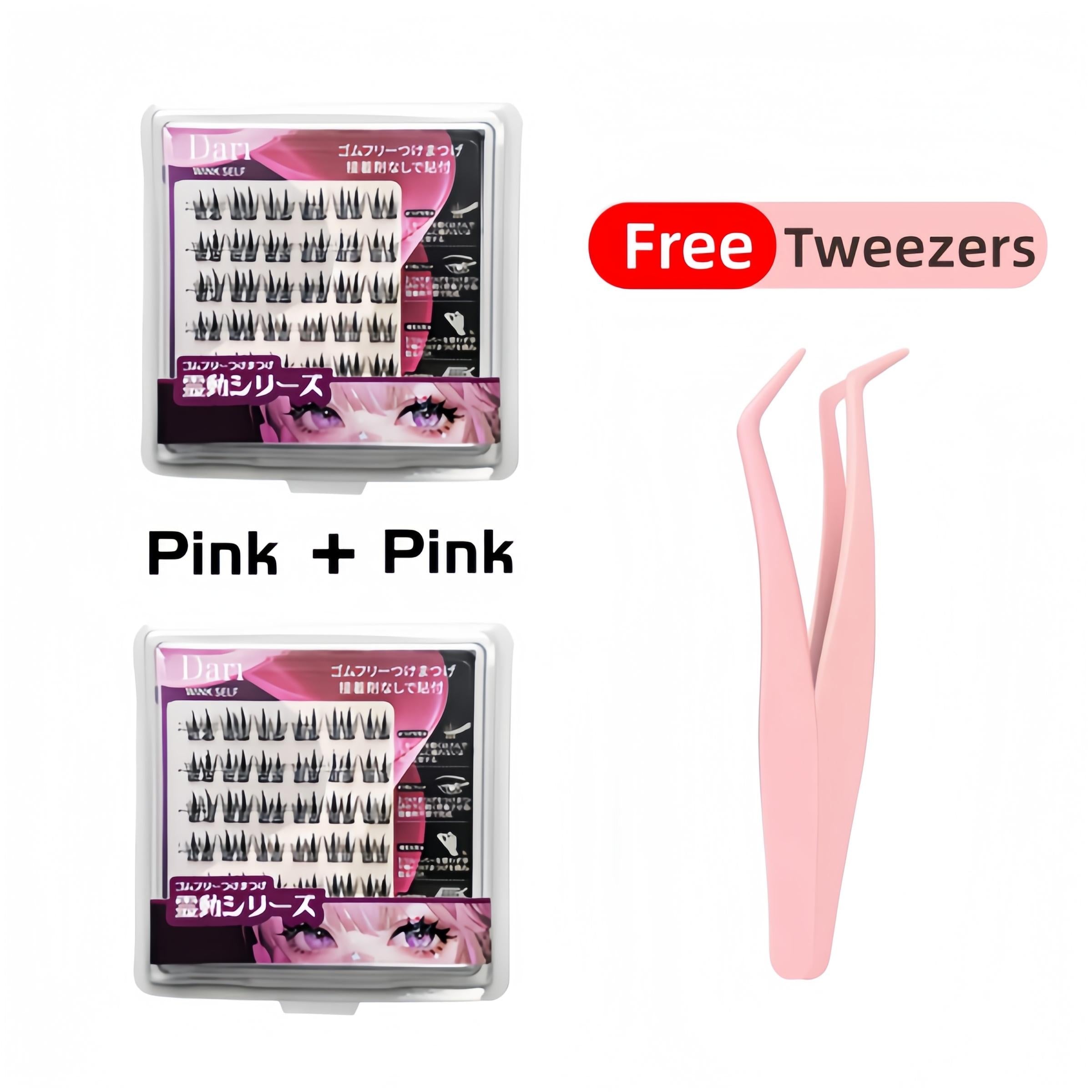 [Free Tweezer]36 Cluster Dari Agile Series False Eyelashes Self-Adhesive New Upgraded Softer Lashes Glue-Free 10-12mm