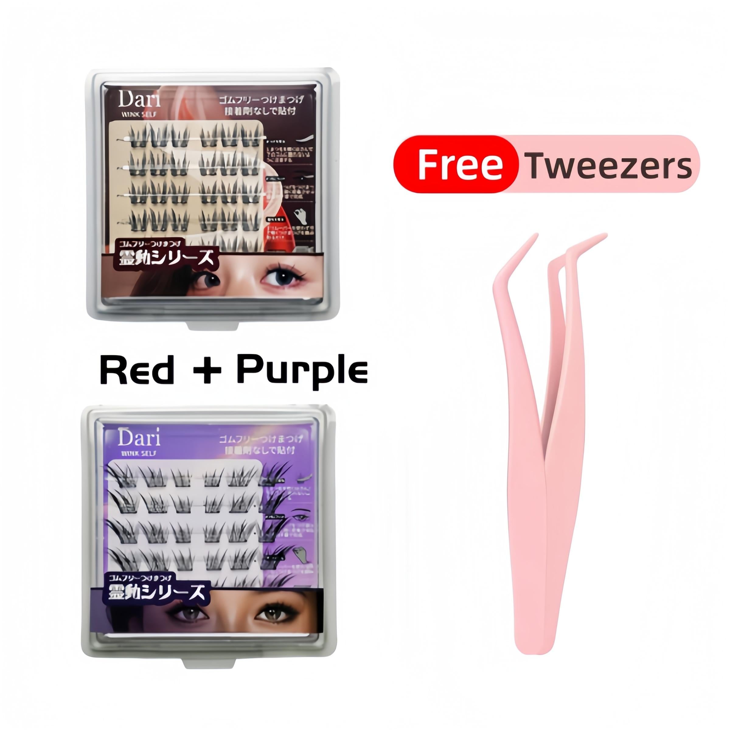 36 Cluster Dari Agile Series False Eyelashes Self-Adhesive New Upgraded Softer Lashes Glue-Free 10-12mm