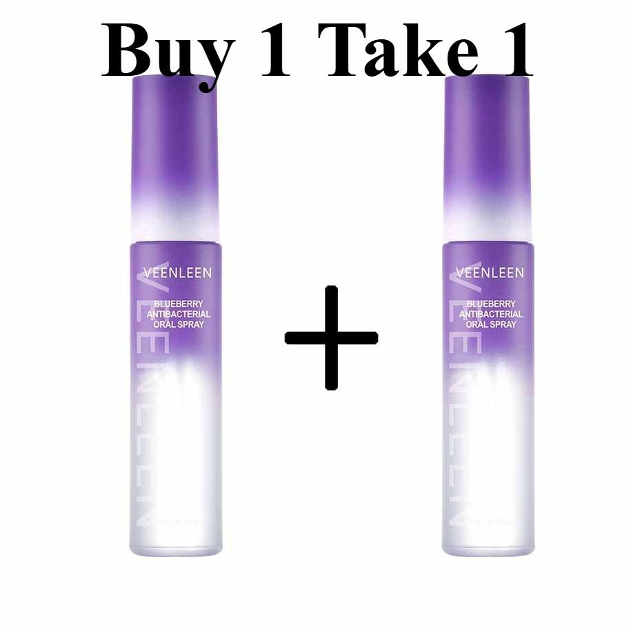 Buy 1 Take 1-Veenleen Blueberry Oral spray Mint Breath Refresher Eliminates Smoke