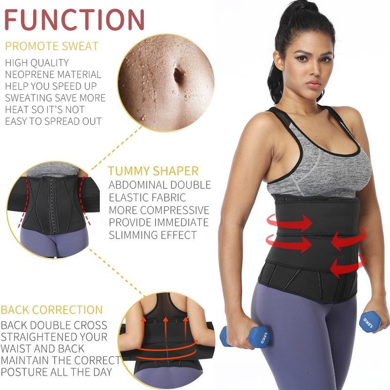 MCY Women WAIST Trainer Corset Trimmer Belt / Compression Body Shaper Cincher for Women Weight Loss / Sauna Sweat Workout Fitness Sport Girdle Belt
