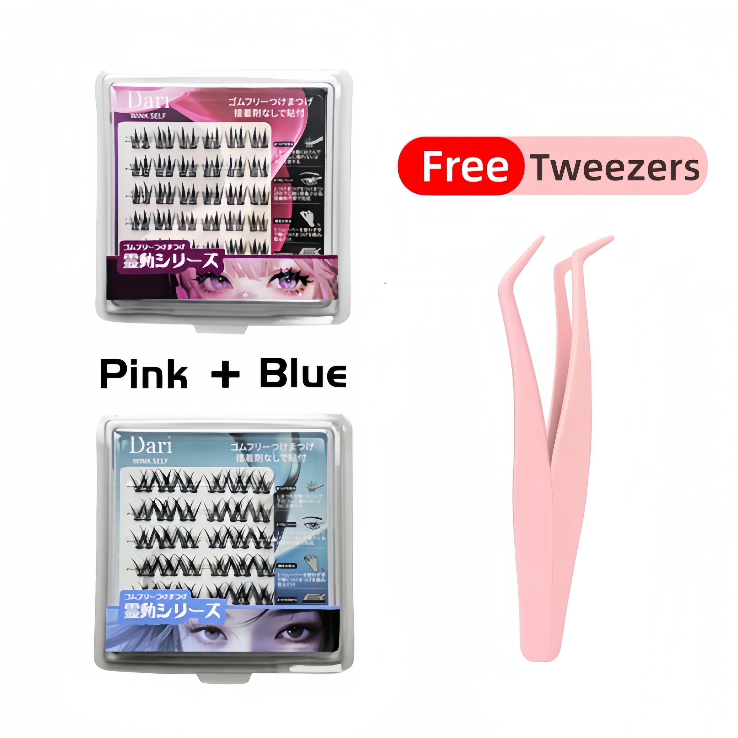 36 Cluster Dari Agile Series False Eyelashes Self-Adhesive New Upgraded Softer Lashes Glue-Free 10-12mm