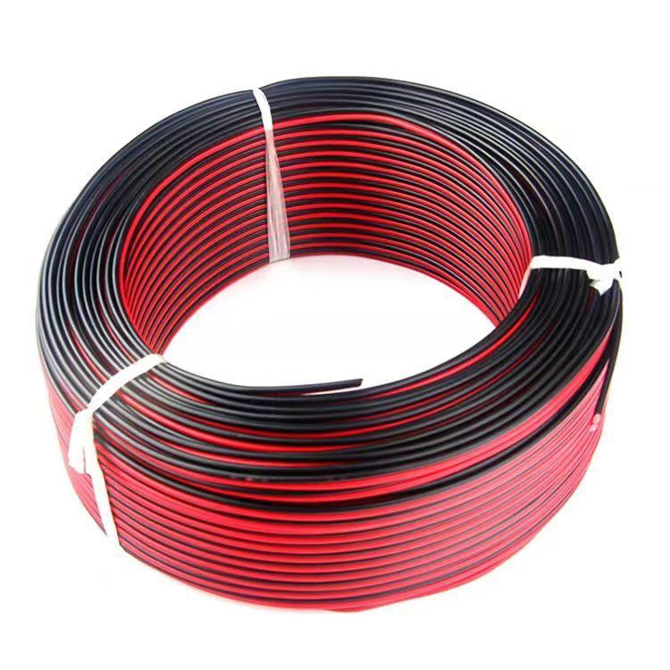 CSL Red And Black 2 Core 1 Square Wire And Cable Dual Color Parallel Line Soft Power Line LED Speaker Sheath Monitoring Line
