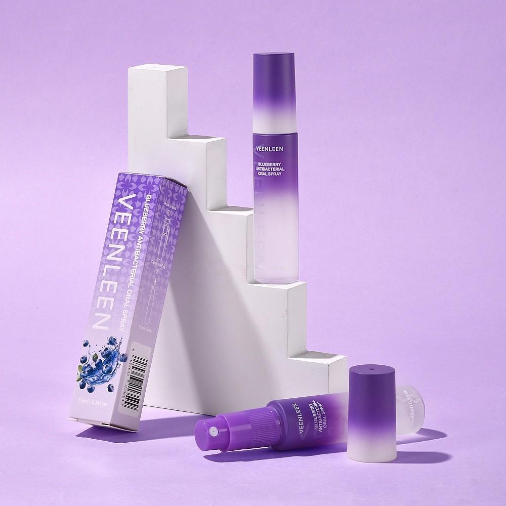 Buy 1 Take 1-Veenleen Blueberry Oral spray Mint Breath Refresher Eliminates Smoke