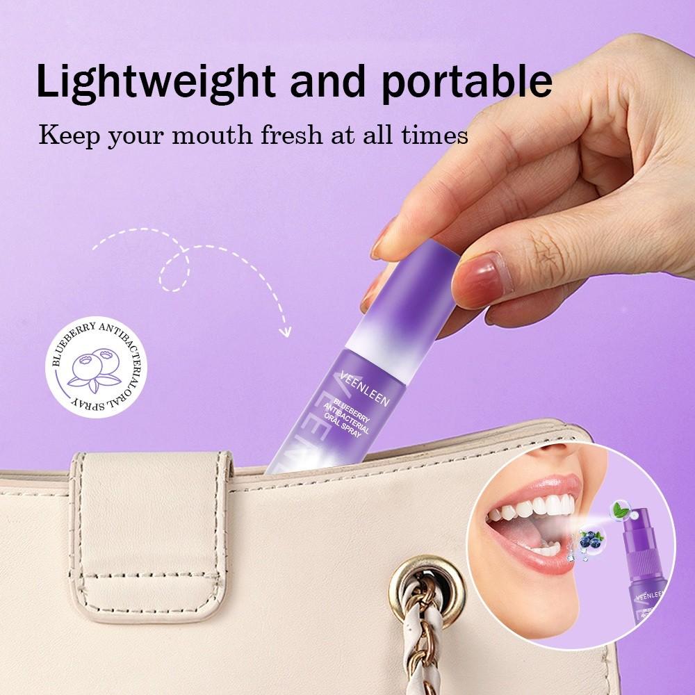 Buy 1 Take 1-Veenleen Blueberry Oral spray Mint Breath Refresher Eliminates Smoke